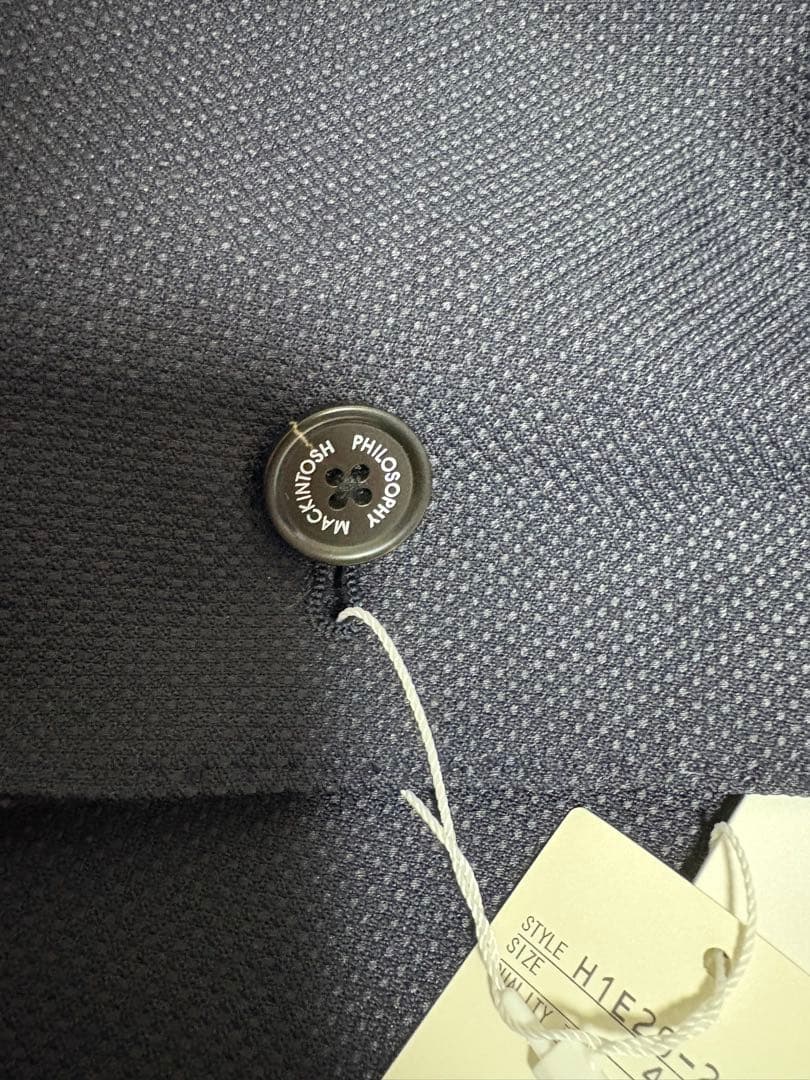 新品未使用　マッキントッシュフィロソフィー　ビジネススーツ上下セット