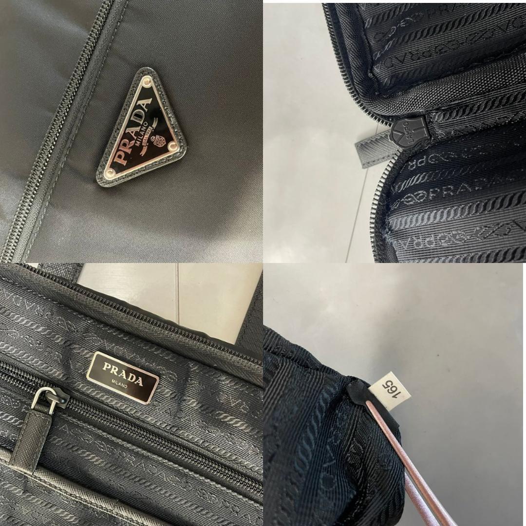 PRADA ボストンバッグ プラダ 2way ビジネスバッグ 2VE407 黒