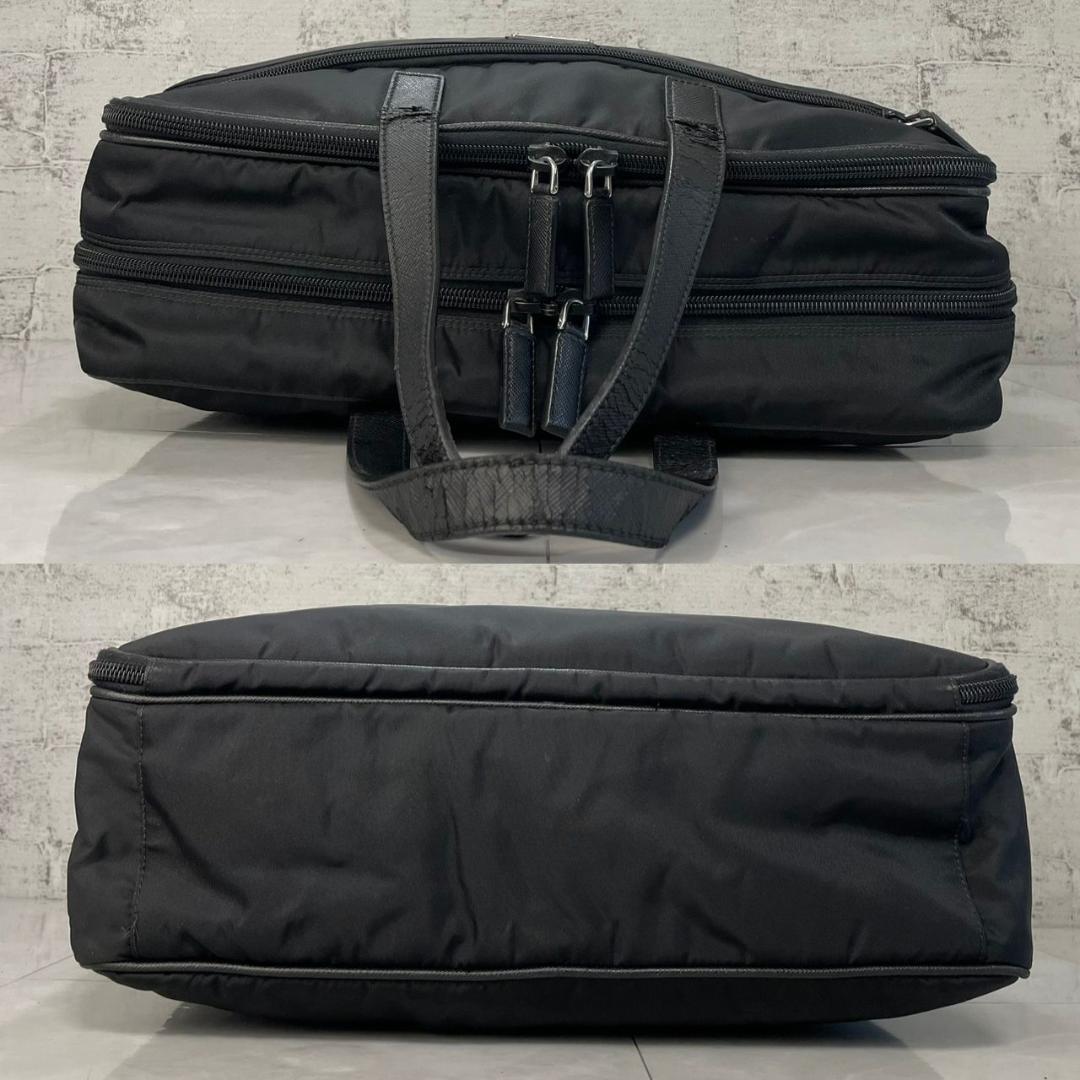 PRADA ボストンバッグ プラダ 2way ビジネスバッグ 2VE407 黒