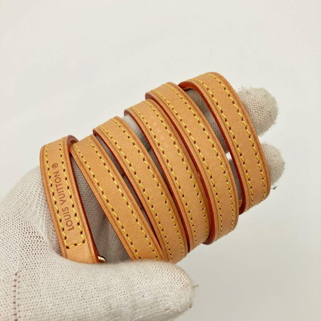 極美品 ルイヴィトン ショルダーストラップ ベルト 肩紐 ヌメ革 1.2×120