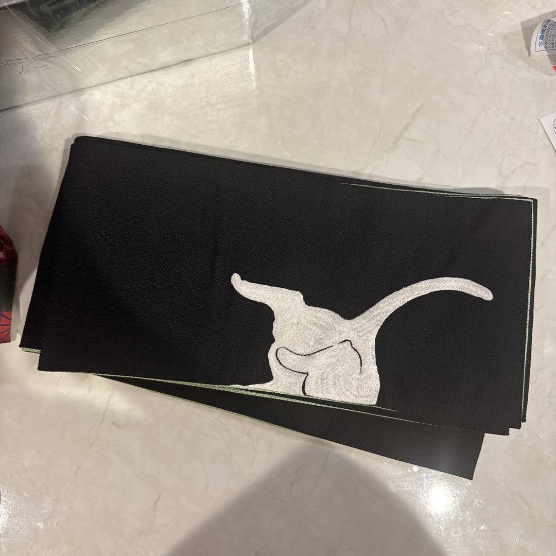 ふりふ　半巾帯　ごろん猫