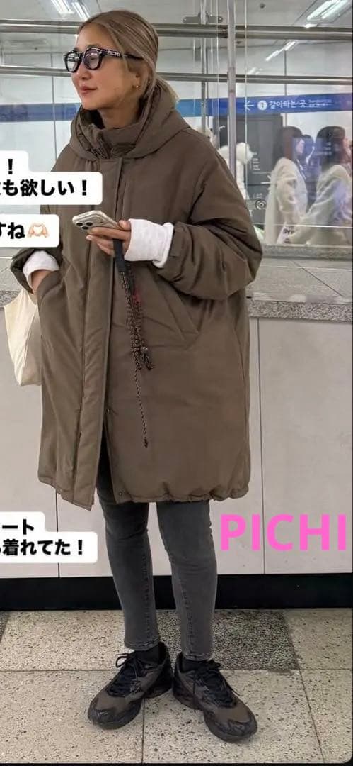 今季新品PICHI モンスターコート オーバーコート モンスターダウン