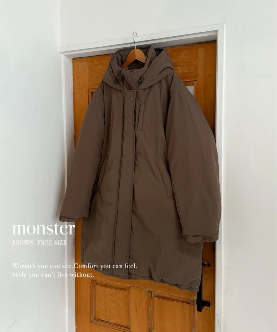 今季新品PICHI モンスターコート オーバーコート モンスターダウン