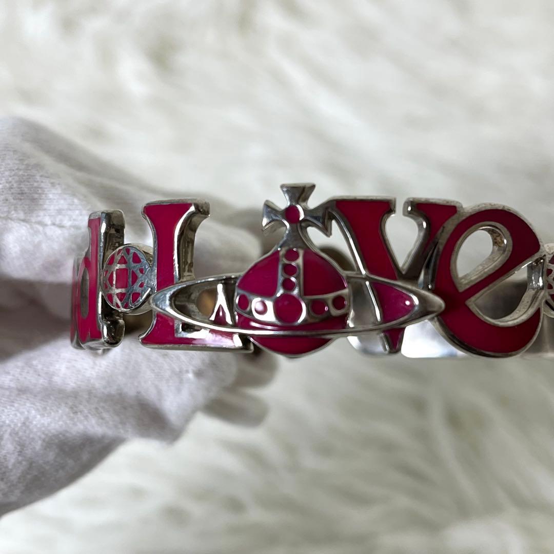 美品　Vivienne Westwood バングル　オーブ　LOVE M
