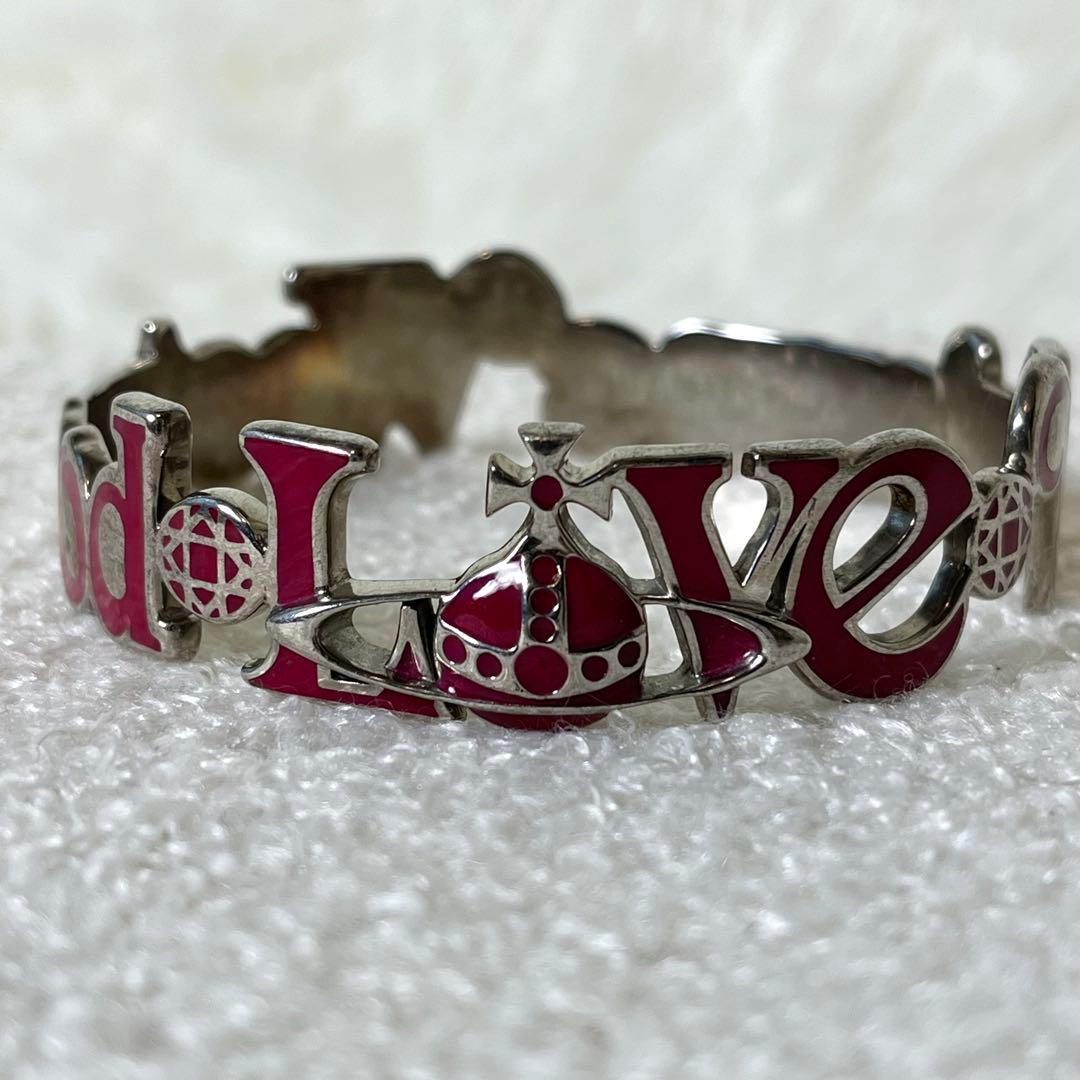 美品　Vivienne Westwood バングル　オーブ　LOVE M