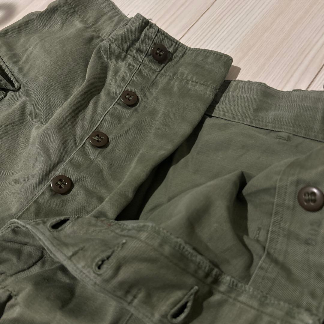 60's U.S.ARMY コットンポプリン ジャングルファティーグパンツ