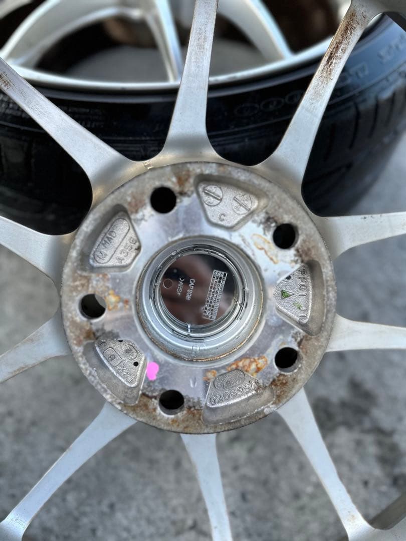 エンケイ　ホイールタイヤ　セット　4本　225/40R18