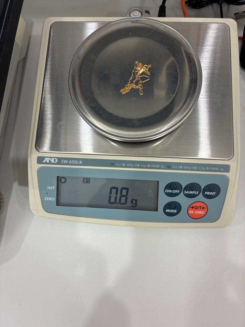 K18 一粒ダイヤ ネックレス｜18金 刻印あり｜約0.8g｜シンプル 華奢