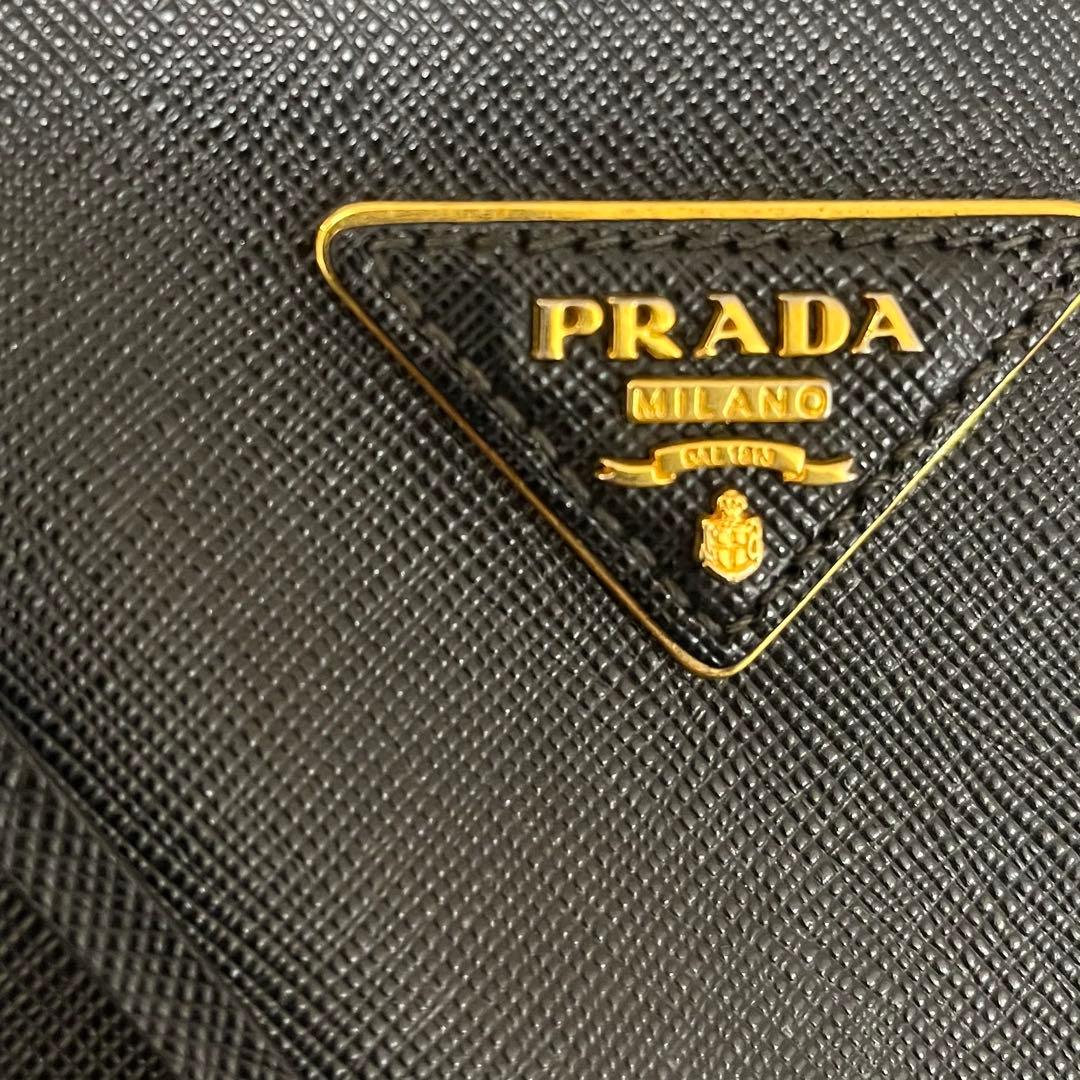 PRADA ブラック レザー サピアノ BN2274