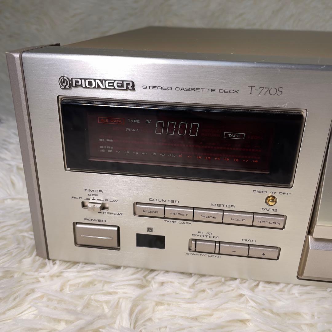 パイオニアPioneerカセットデッキT-770S