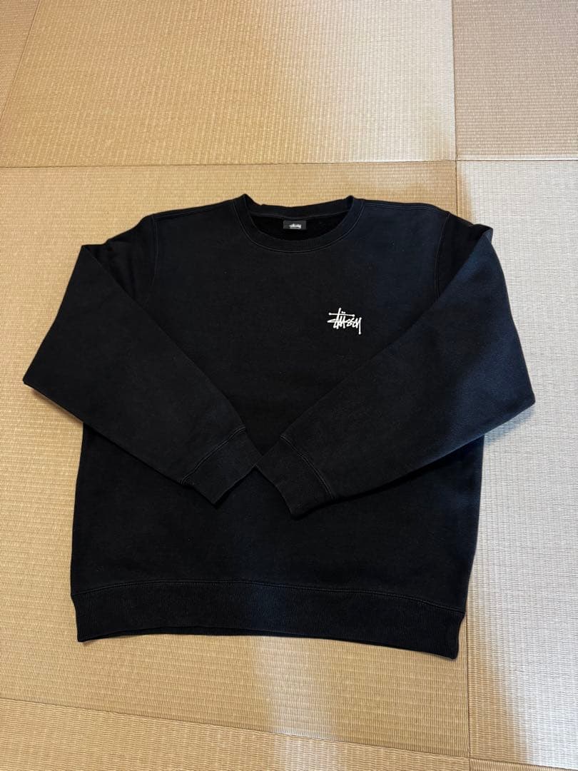 STUSSY ステューシー　トレーナー　スウェット　黒　Mサイズ