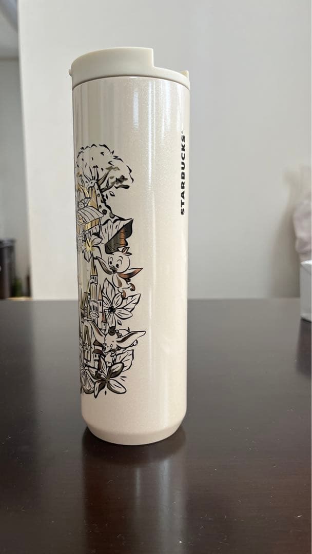 スターバックス　フロリダディズニーワールド　タンブラー　水筒　ミッキーマウス　白