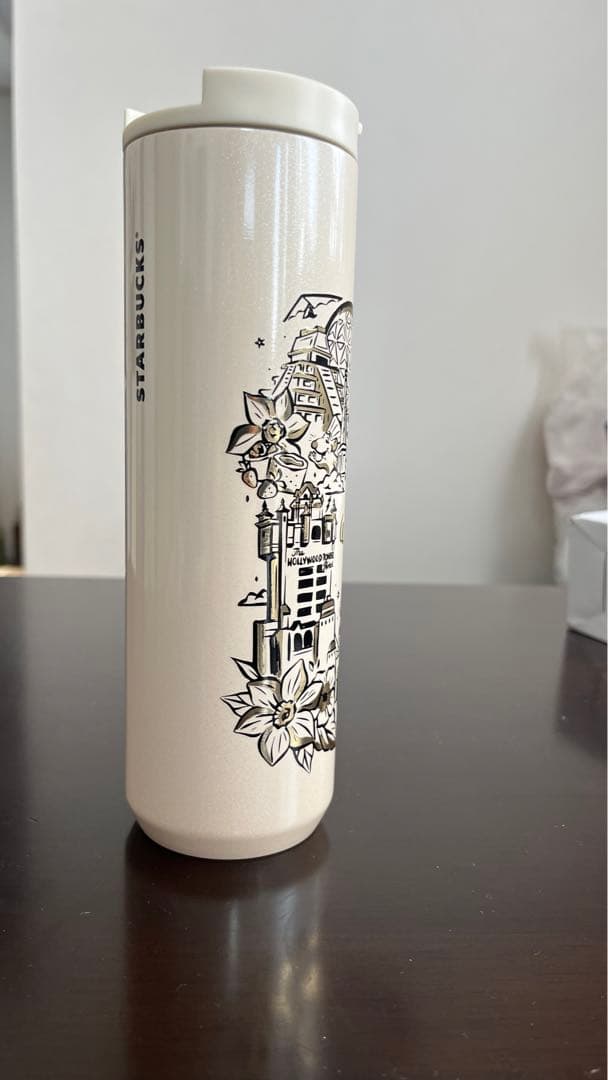 スターバックス　フロリダディズニーワールド　タンブラー　水筒　ミッキーマウス　白