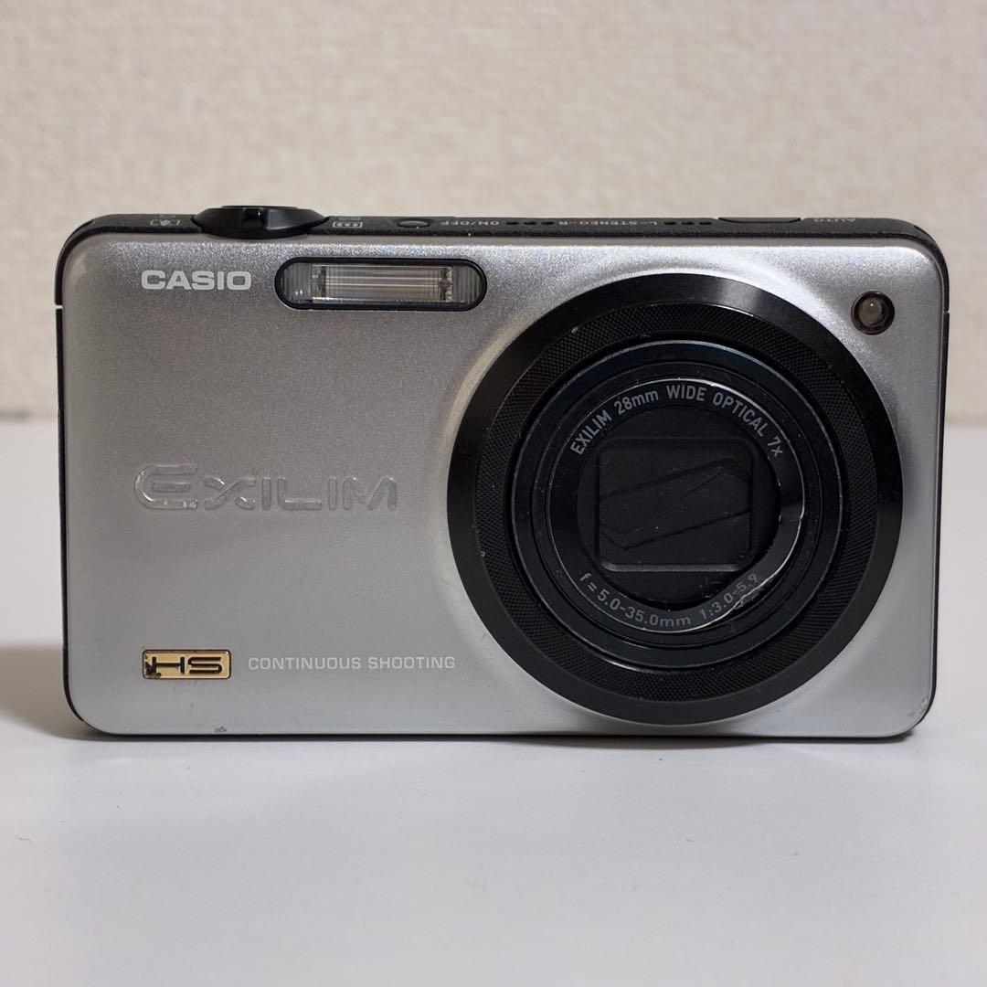 CASIO EXILIM EX-ZR10　カシオ エクシリム デジカメ シルバー