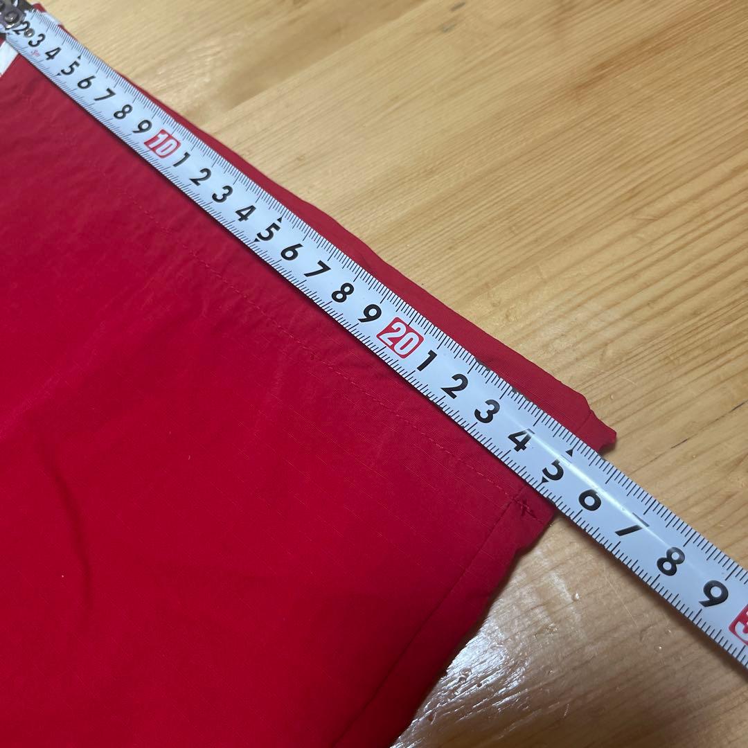 アディダス　メンズ スリーストライプス カーゴパンツ　赤　大きいサイズ