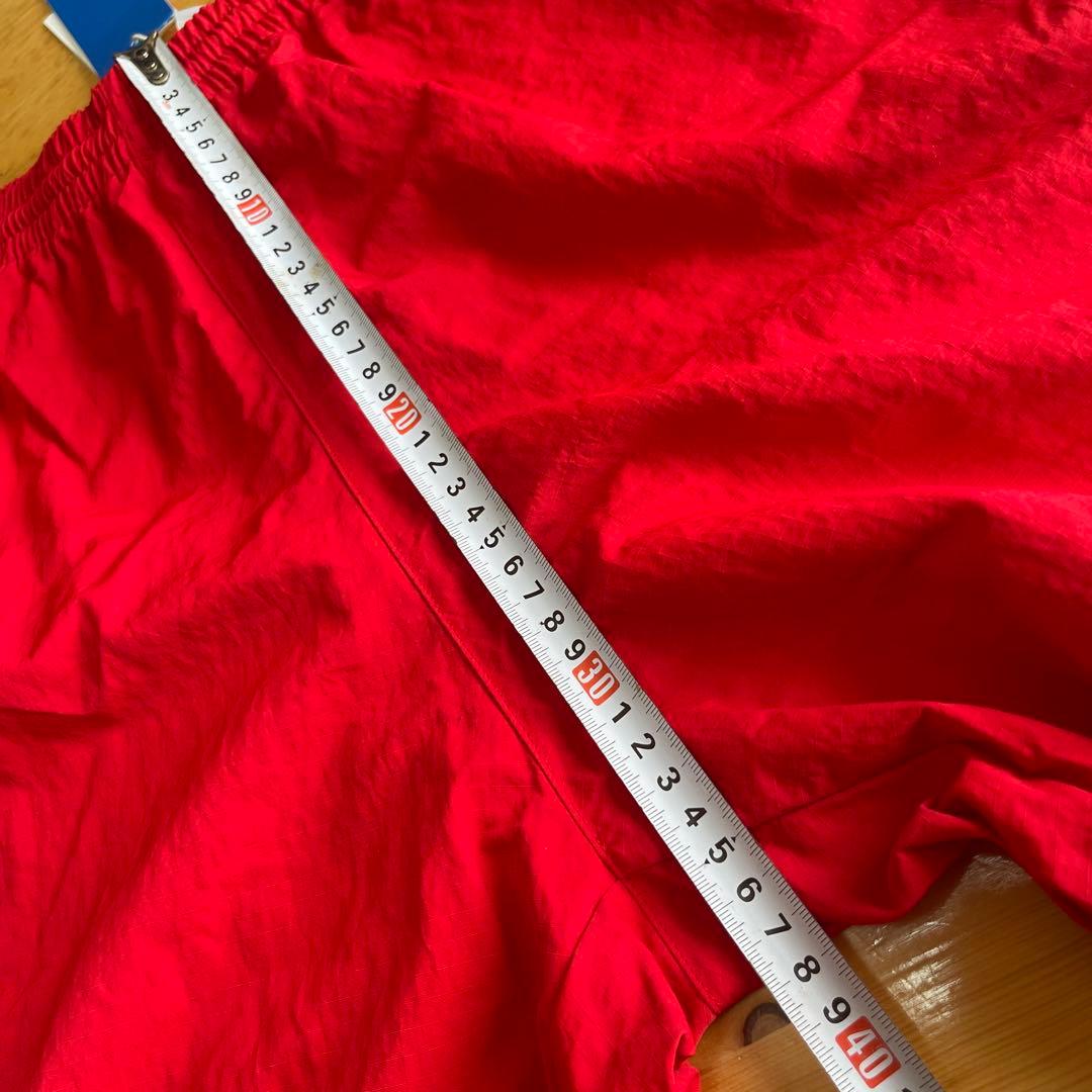 アディダス　メンズ スリーストライプス カーゴパンツ　赤　大きいサイズ