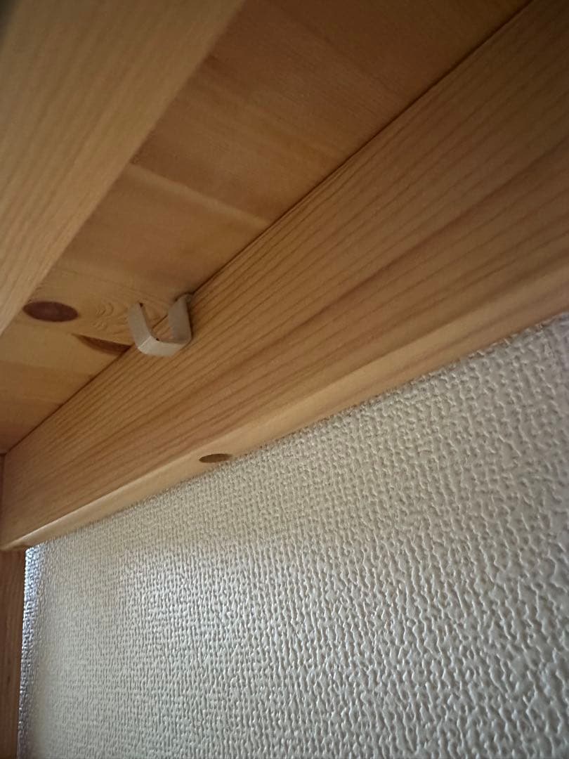 【美品】無印良品　パイン材デスク① 学習机　天然木