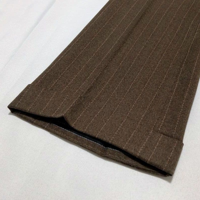 【70s】ビンテージ スリーピース ファッション・スーツ ブラウン 超希少！