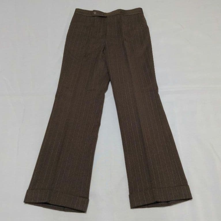 【70s】ビンテージ スリーピース ファッション・スーツ ブラウン 超希少！