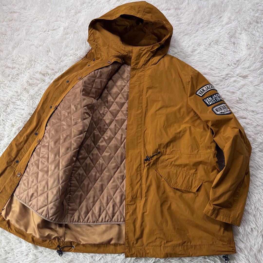 美品✨VAN JACKET モッズコート　ワッペン　刺繍　サーモライト　L