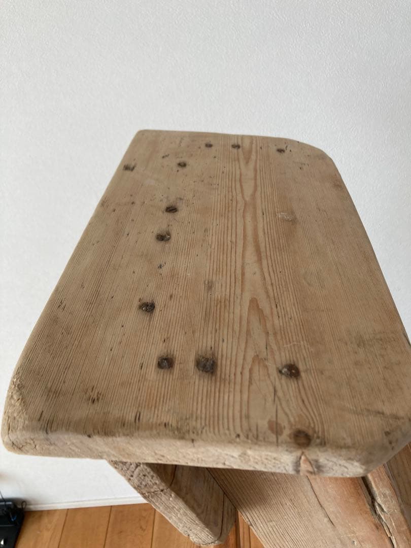 アンティーク木製ラダー　脚立　ハシゴ　梯子