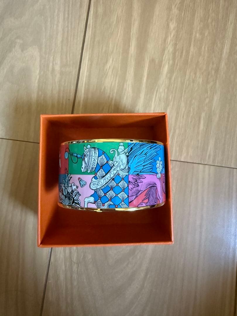 エルメス エナメルバングルブレスレット