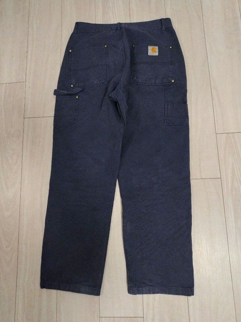 carhartt　ダブルニー　パンツ　ブルー