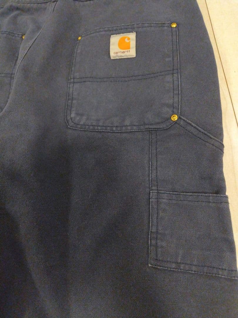 carhartt　ダブルニー　パンツ　ブルー