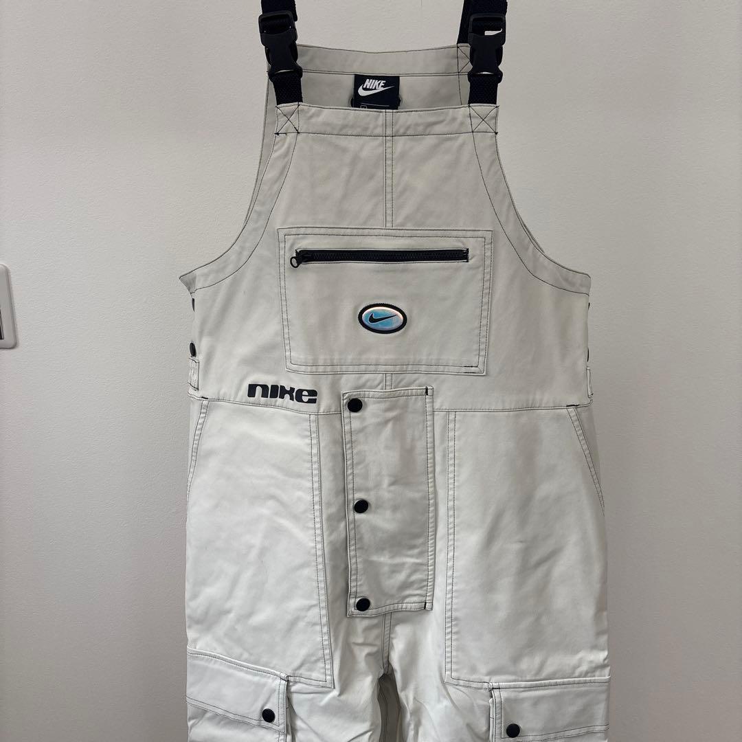 Nike オーバーオール Lサイズ ホワイト　美品