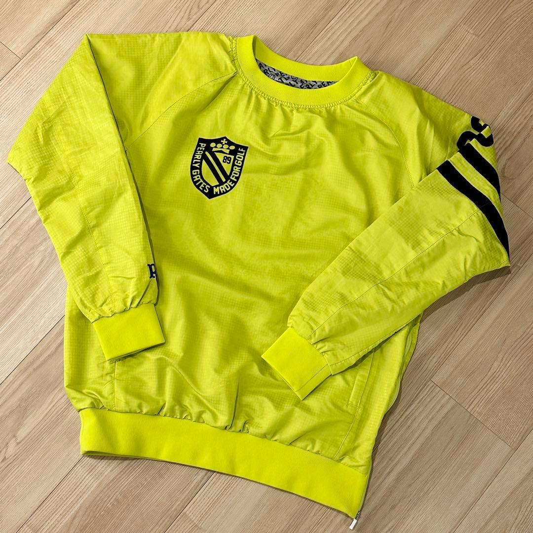 【美品】パーリーゲイツ　蓄熱裏地　スニード　ネオングリーン