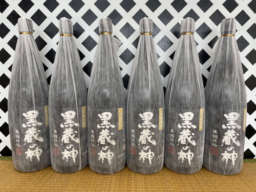 山元酒造 黒蔵の神 1800ml 6本組 本格焼酎 鹿児島 芋焼酎