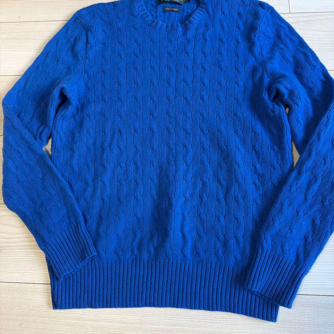 d*i様 極上　美品　ポロバイラルフローレン　カシミア100% ニット　ブルー