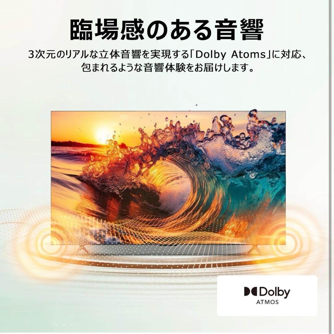 TCL 55V型 4K Google TV 液晶 テレビ 55V6B