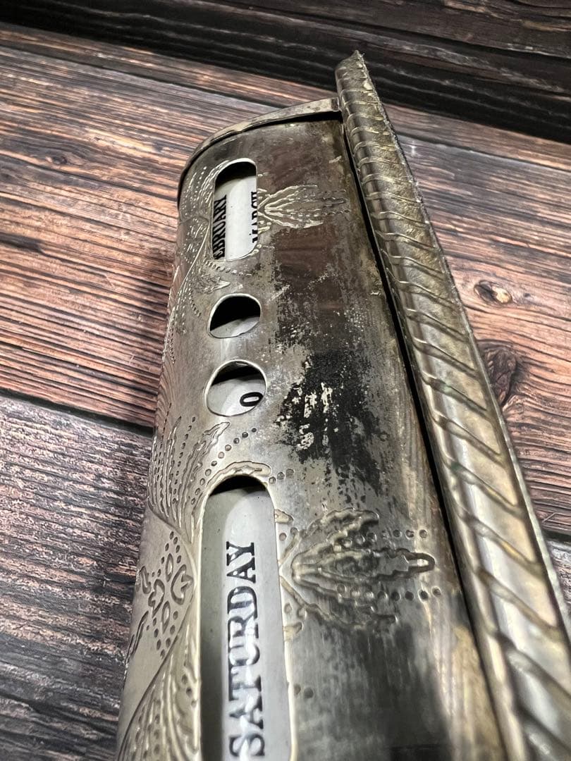 フランス製アンティーク　卓上　万年　カレンダー