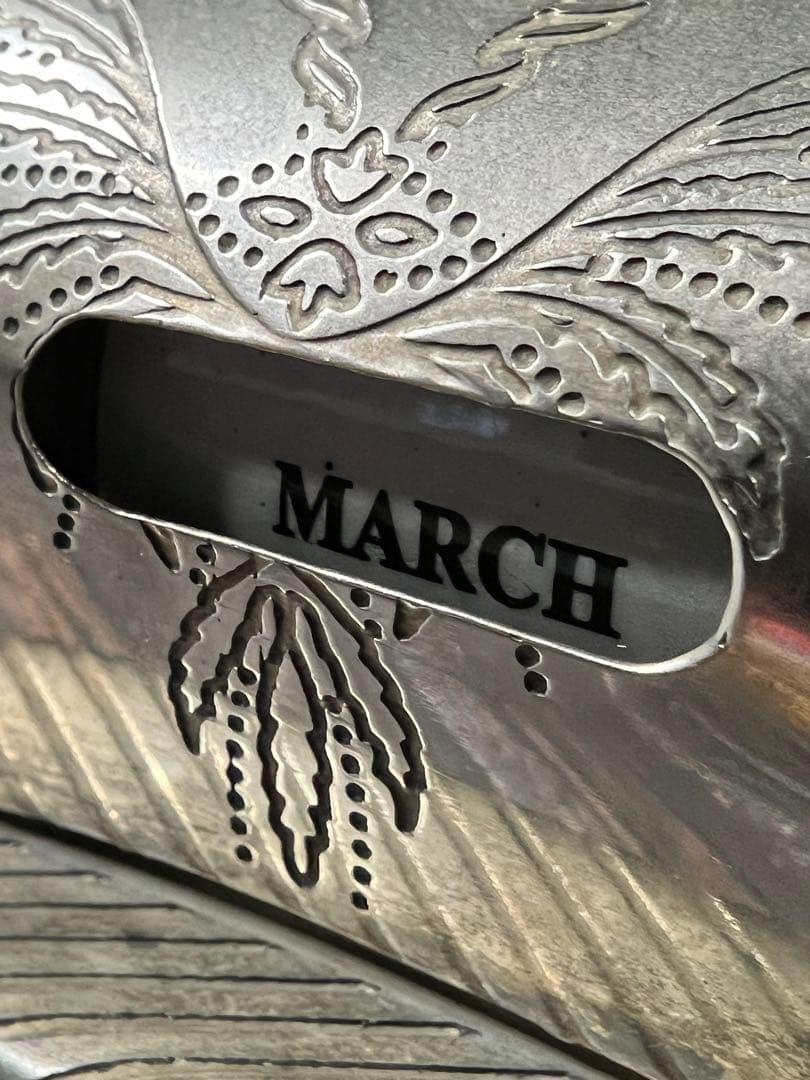 フランス製アンティーク　卓上　万年　カレンダー