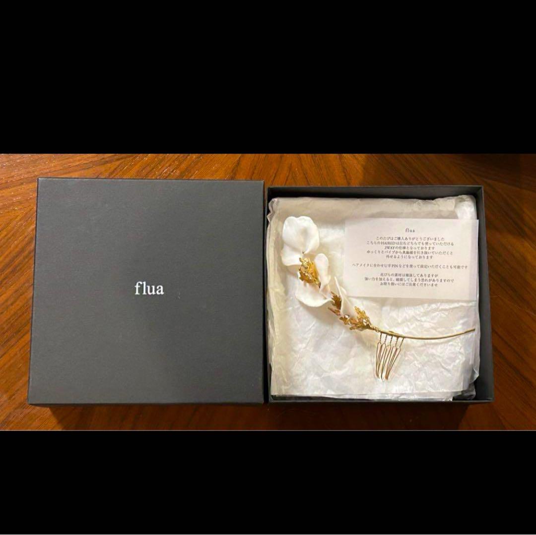 flua 2way flower haired ブライダルアクセサリー