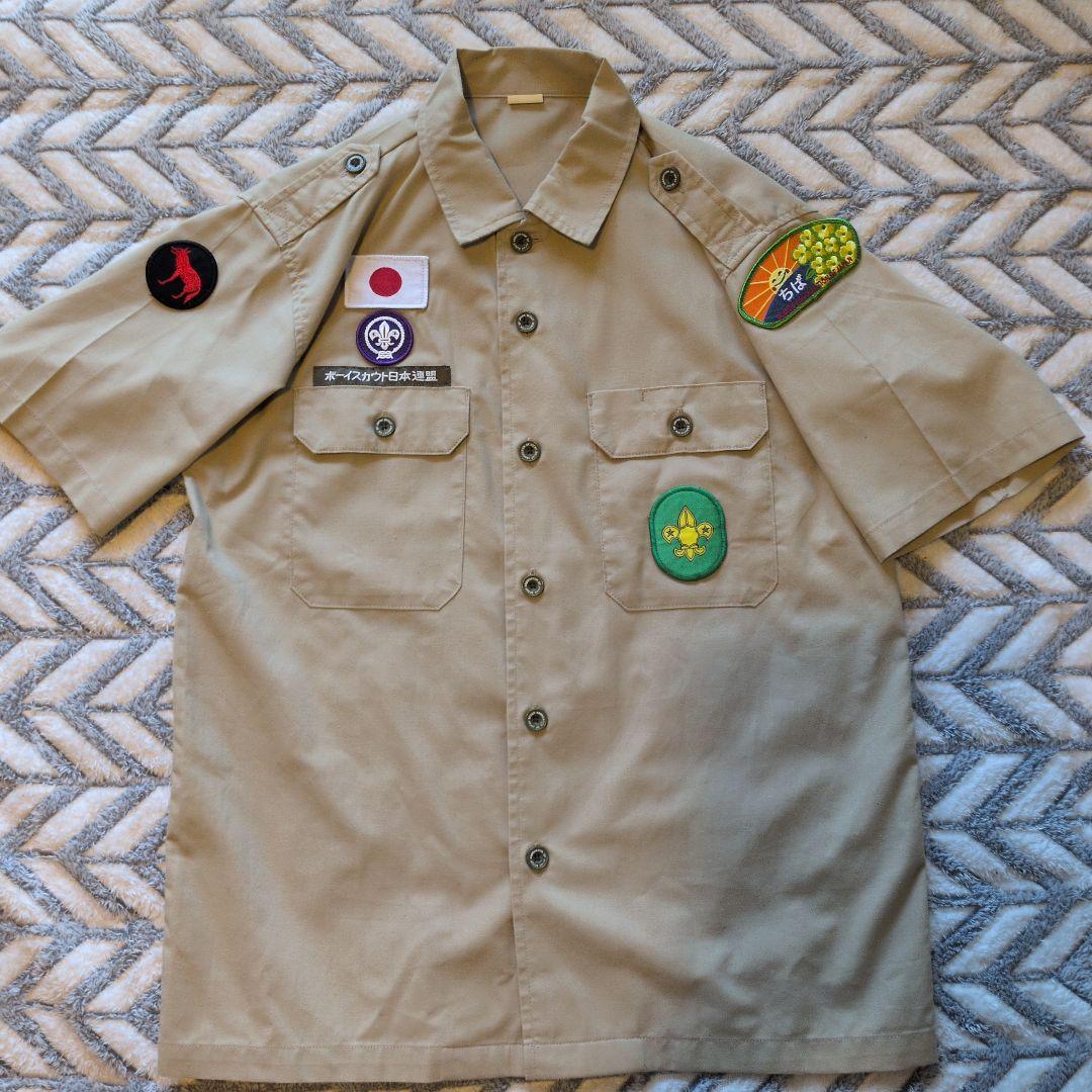 ボーイスカウト 制服　帽子　ベルト　４点セット