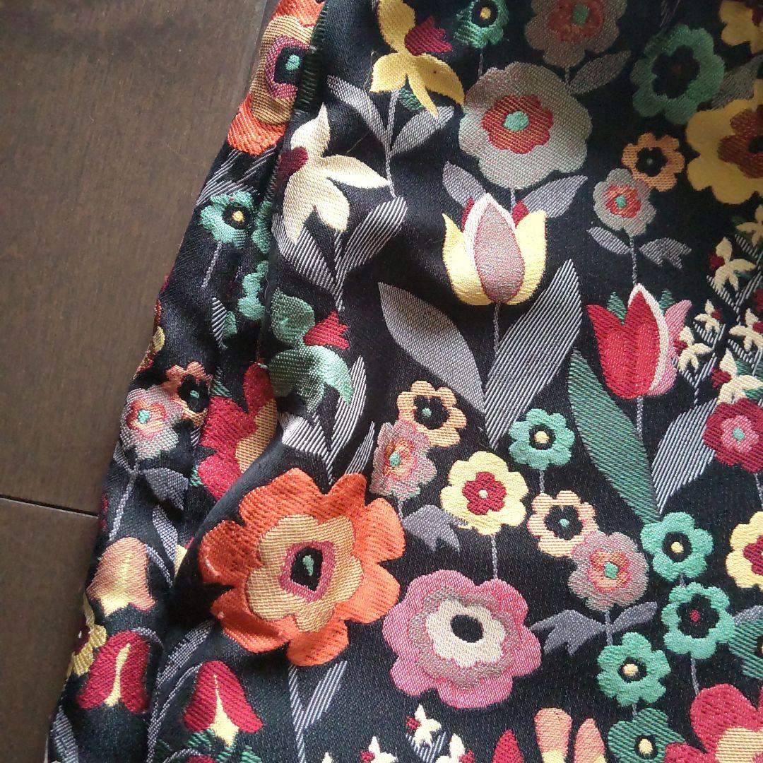 美品 レッドヴァレンティノ 花柄 スカート付ショートパンツ ジャガード織り