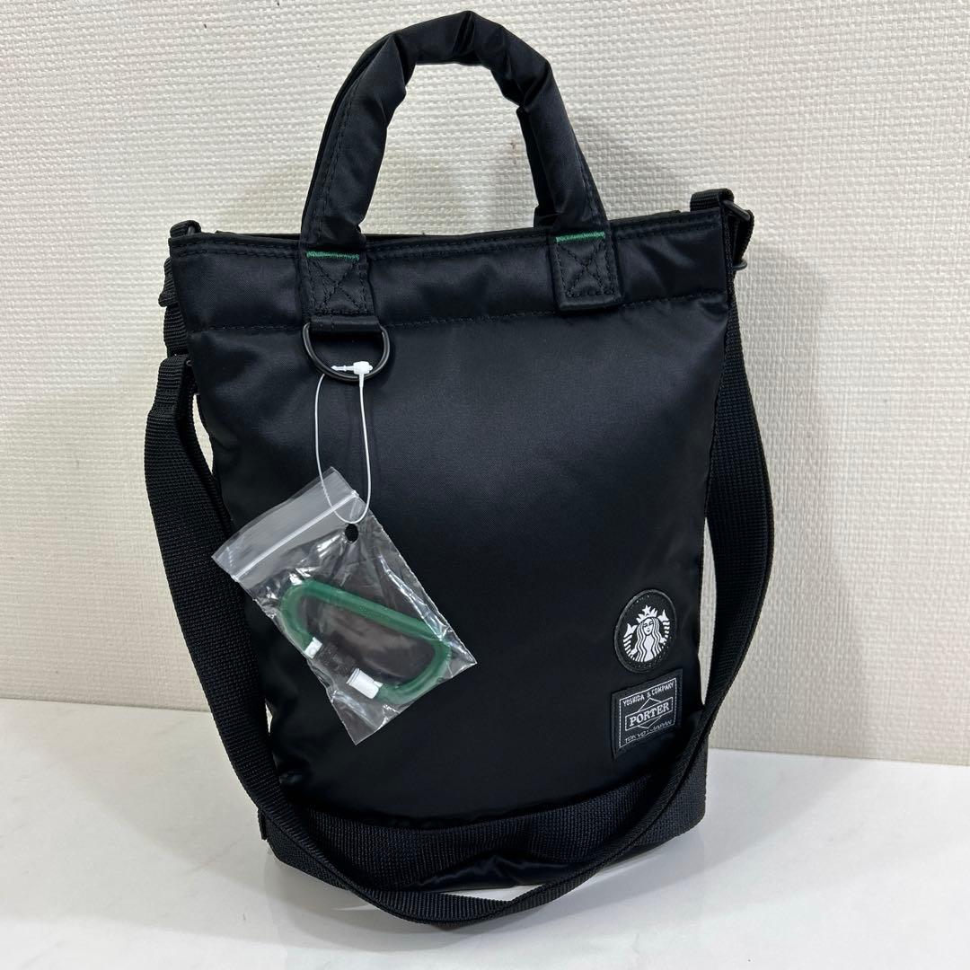 美品　コラボ　ポーター　スタバ　ドラムバッグS スターバックス　トート 2023
