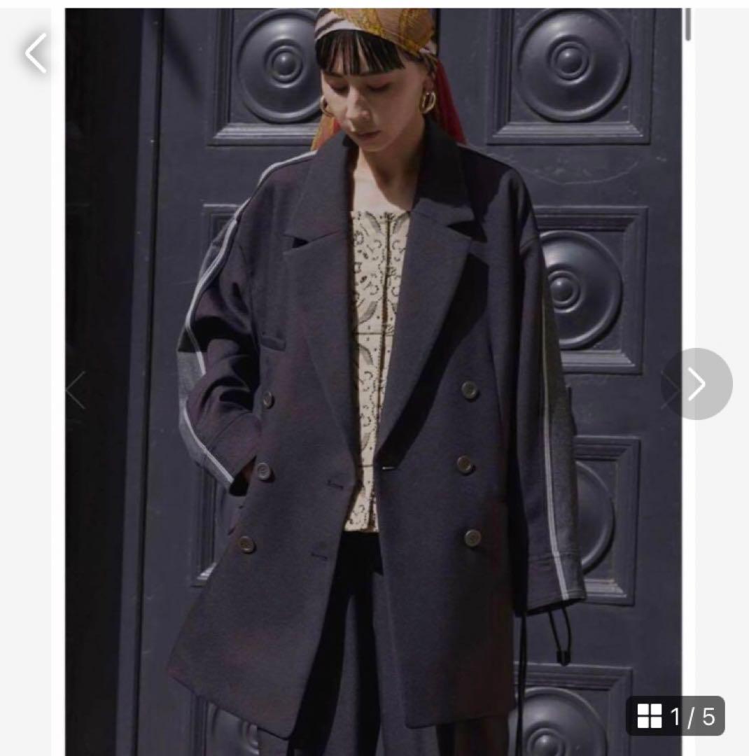 BACK DENIM DETAIL BLAZER アメリヴィンテージ　ジャケット