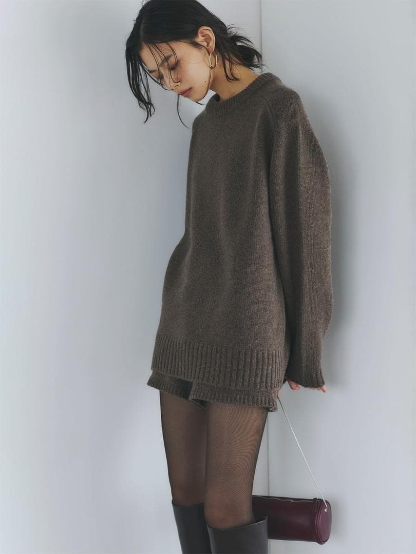 新品 完売品 即日発送 anuans HAMILTONショートパンツ ブラウン