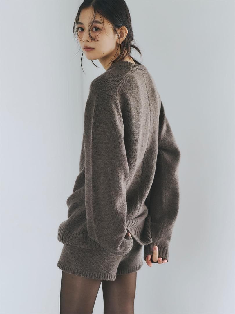 新品 完売品 即日発送 anuans HAMILTONショートパンツ ブラウン