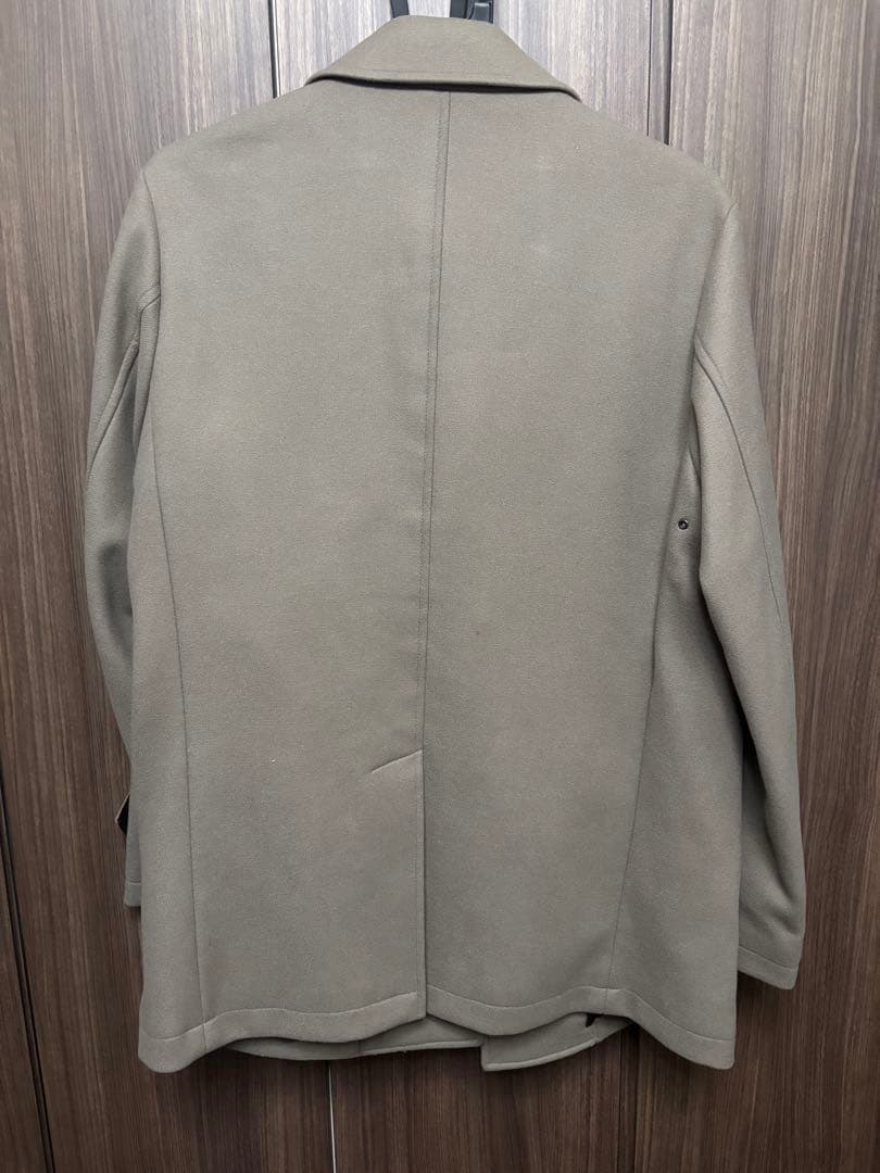 最終値下ships シングルピーコートLサイズ　スーパー160'S