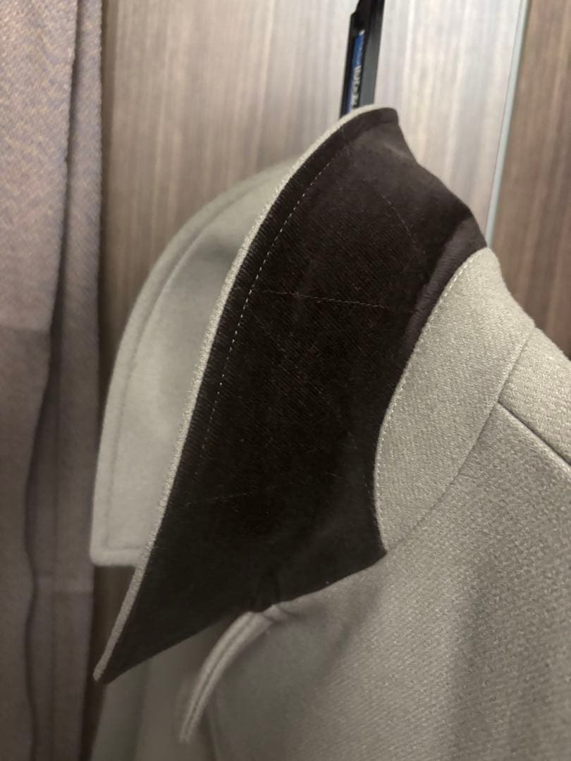 最終値下ships シングルピーコートLサイズ　スーパー160'S