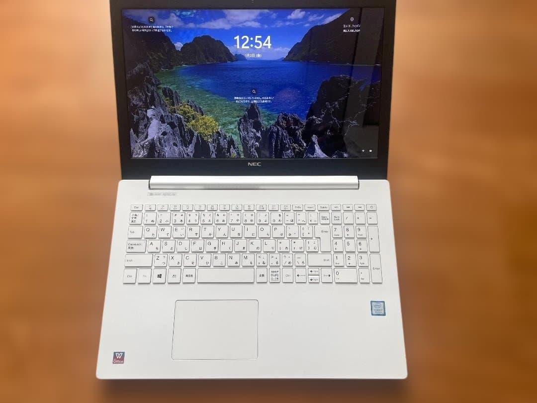 NEC高性能PC i7 8GB 高速SSD256G+1TB Office2024