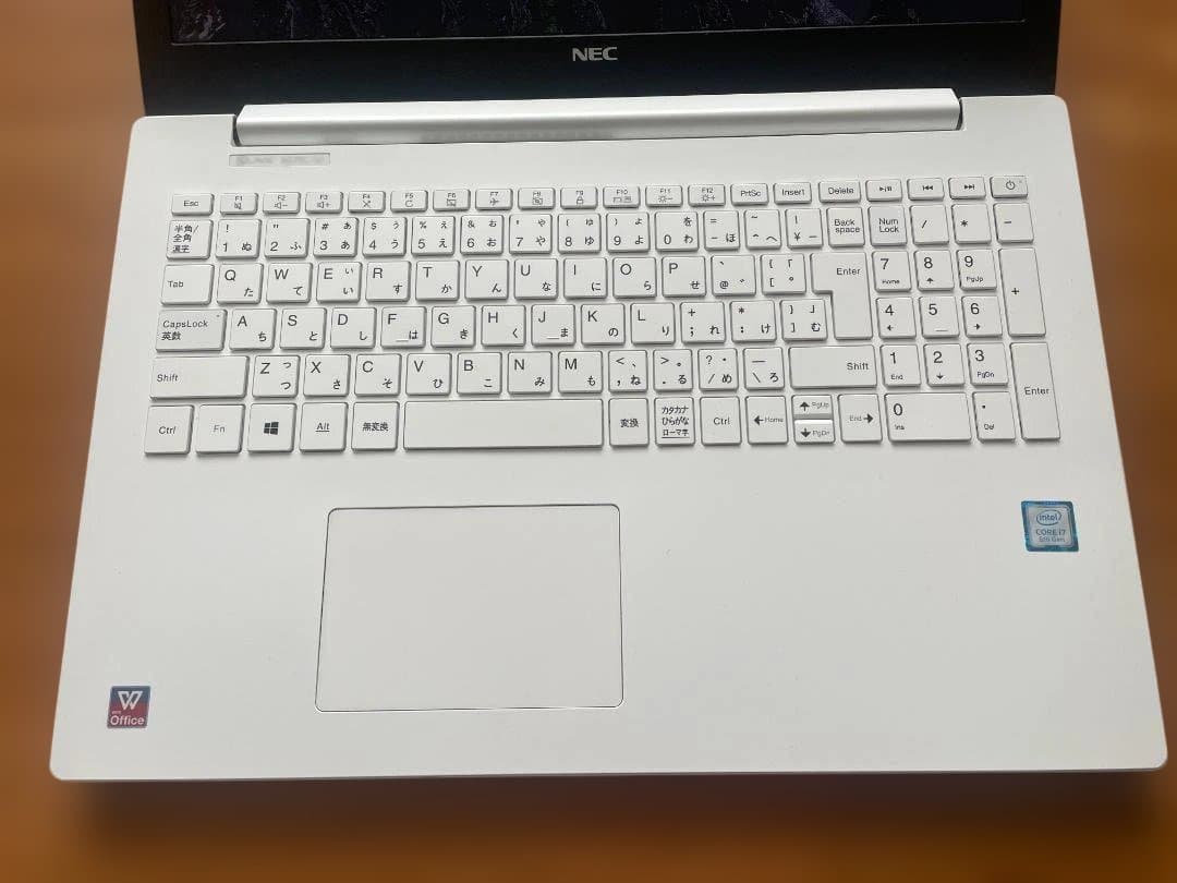 NEC高性能PC i7 8GB 高速SSD256G+1TB Office2024