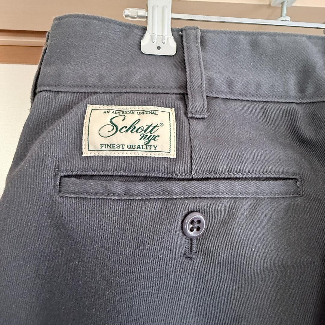 SCHOTT×DICKIES トラウザーズ CHARCOAL 34