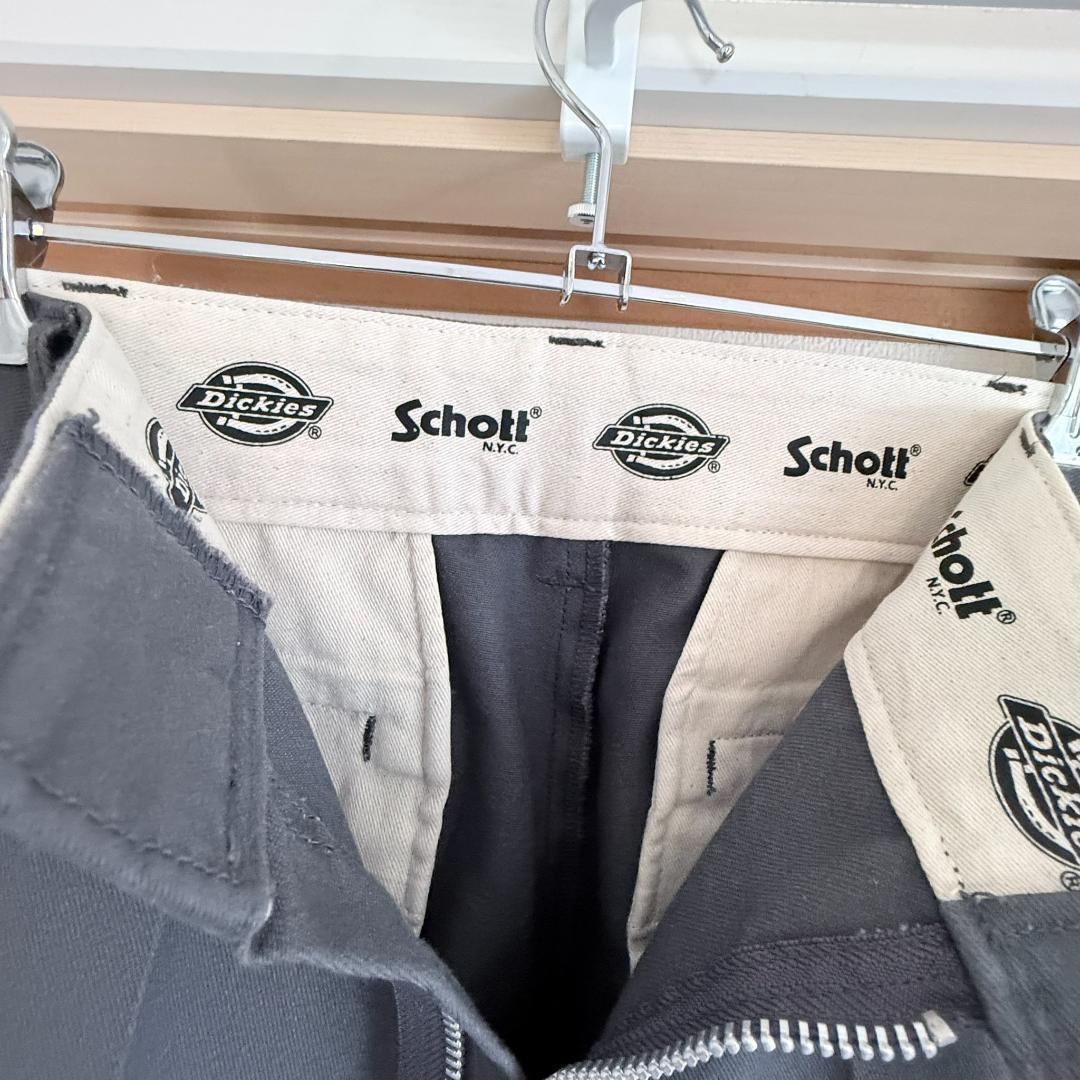 SCHOTT×DICKIES トラウザーズ CHARCOAL 34