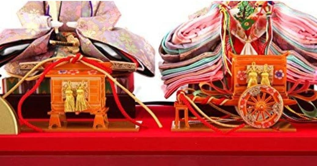 雛人形 ケース飾り 親王飾り 清玉作 芥子親王 コンパクト