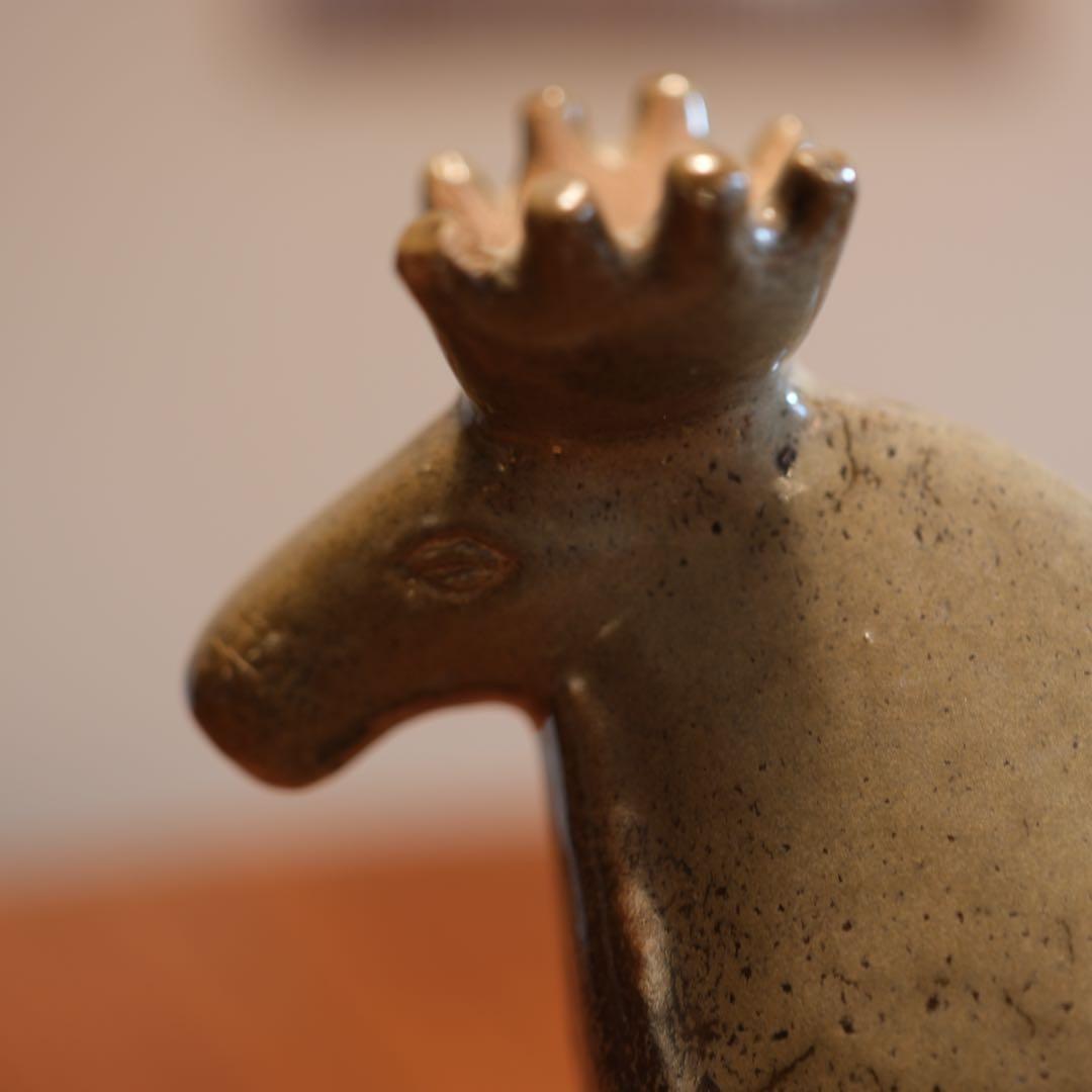 【ささ17】リサ・ラーソン 大きな動物園 ヘラジカ Lisa Larson